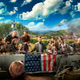 See this picture? Makes you think this game’s really going to have some things to say about America and Chritianity right? Yeah. No. No it doesn’t. In fact it aggressively avoids saying anything at all.